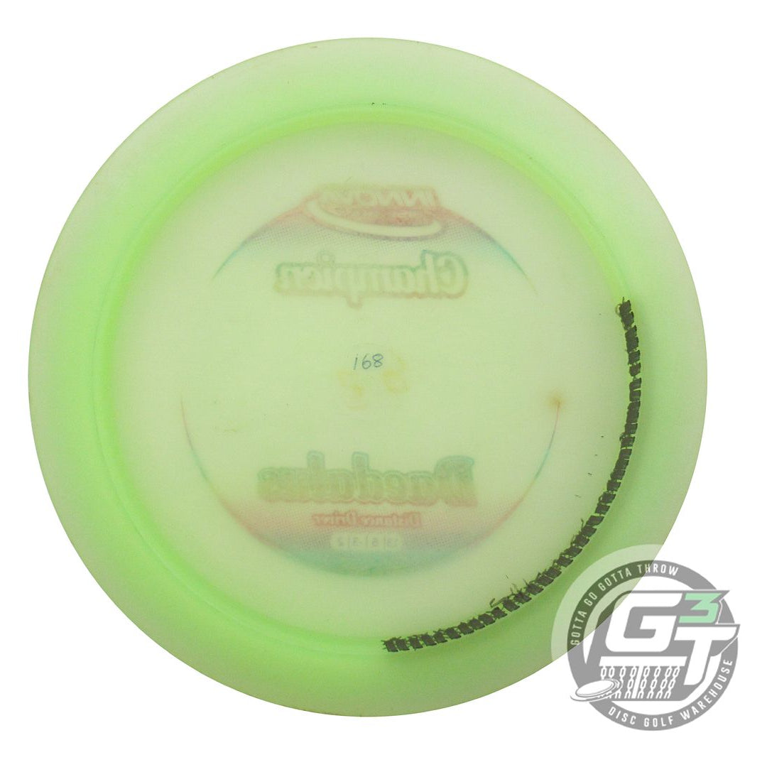 USED Innova Champion Daedalus 168g Lime Rainbow Foil Distance Driver Golf Disc