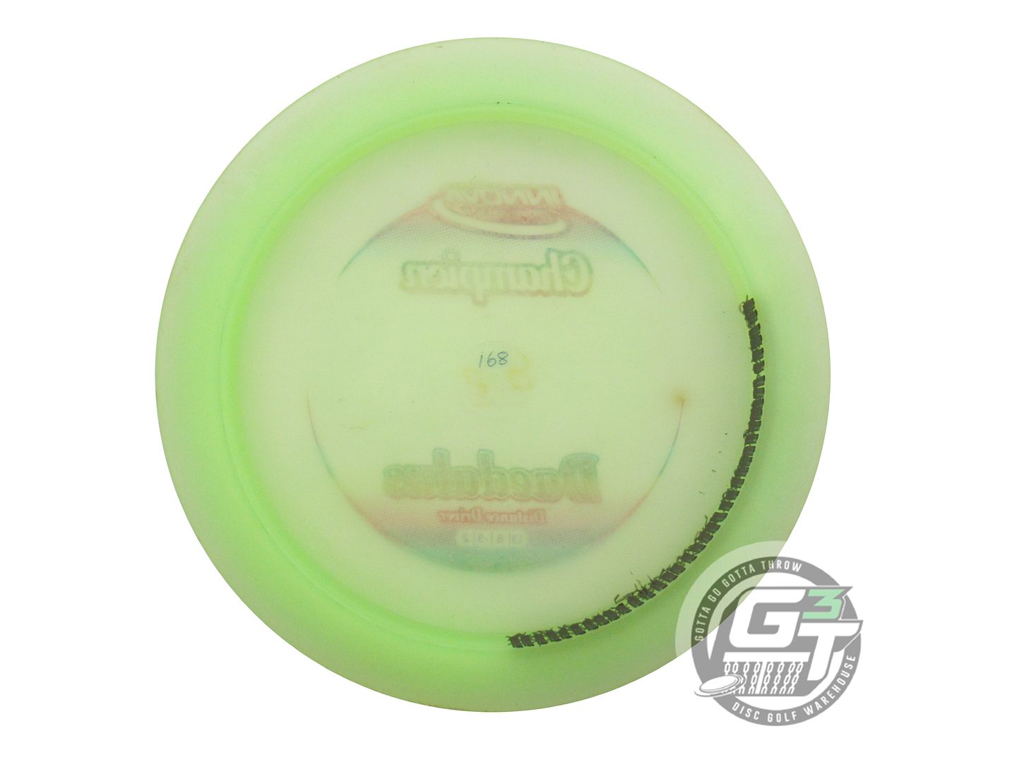 USED Innova Champion Daedalus 168g Lime Rainbow Foil Distance Driver Golf Disc