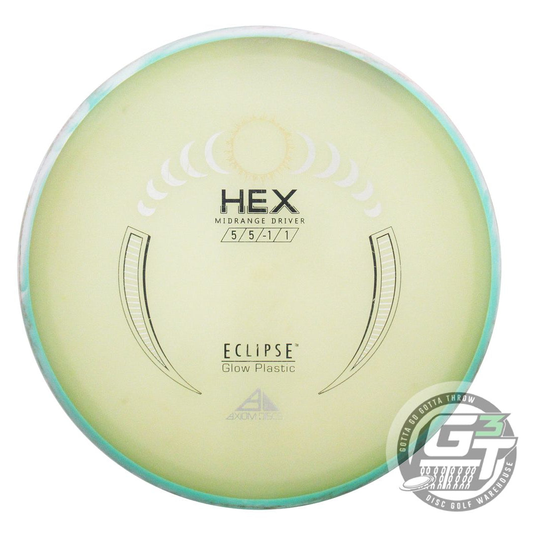 USED Axiom Discs Eclipse Proton Hex 177g Seafoam-White Rim Midrange Golf Disc