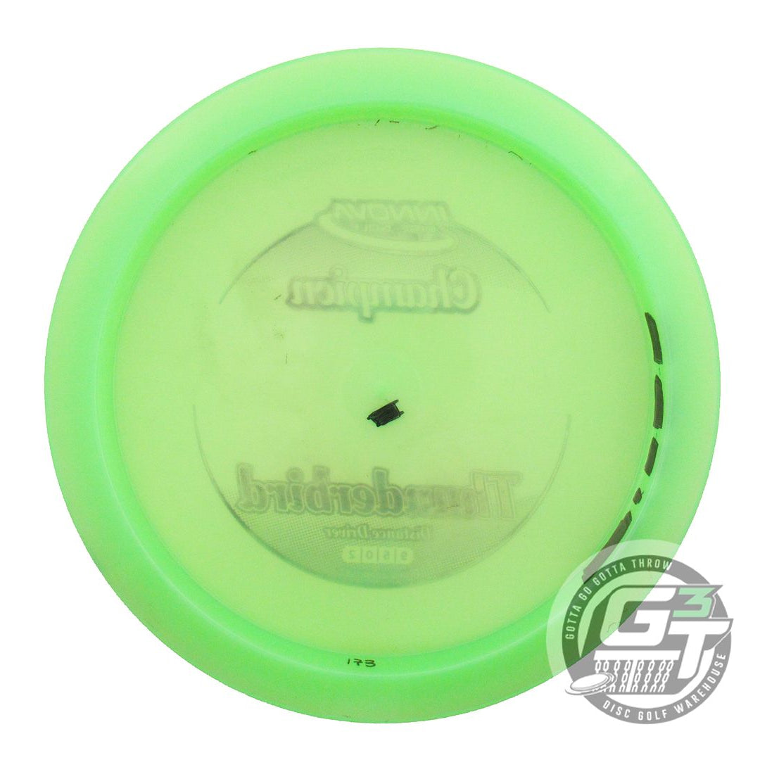 USED Innova Champion Thunderbird 173g Lime Red Foil Distance Driver Golf Disc