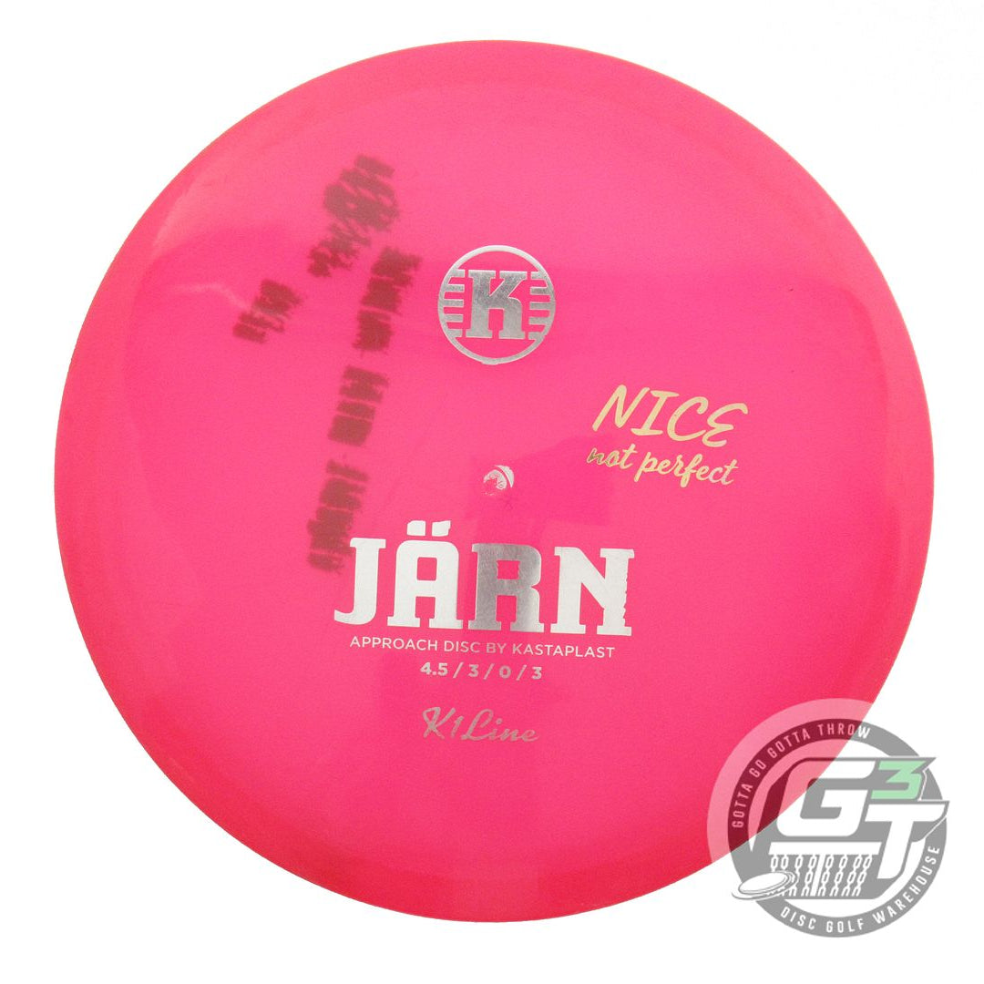USED Kastaplast X-OUT K1 Jarn 175g Hot Pink Midrange Golf Disc