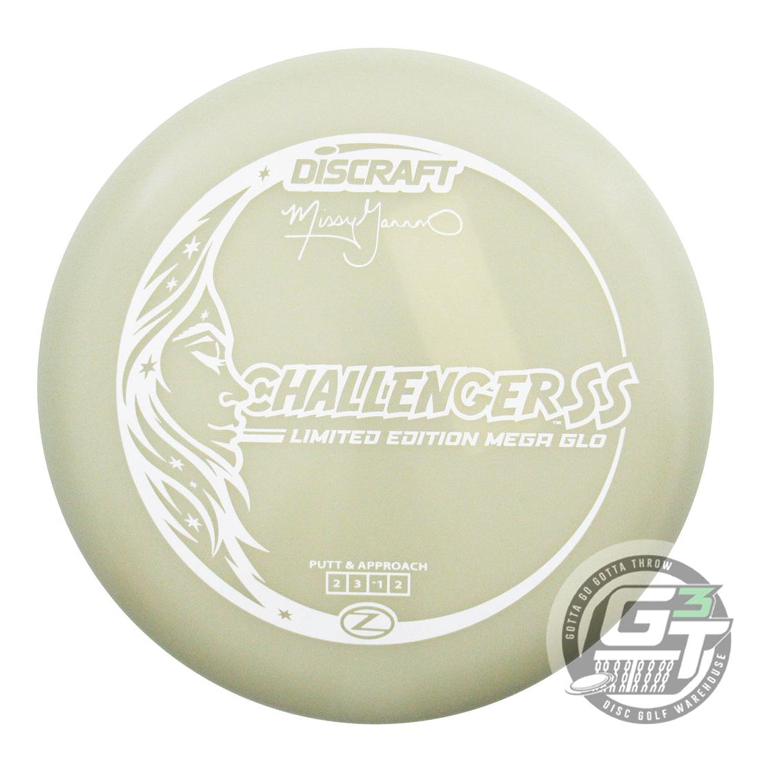 Discraft Limited Edition Missy Gannon Mega Glo Z Challenger SS Putter Golf Disc (Individually Listed)
