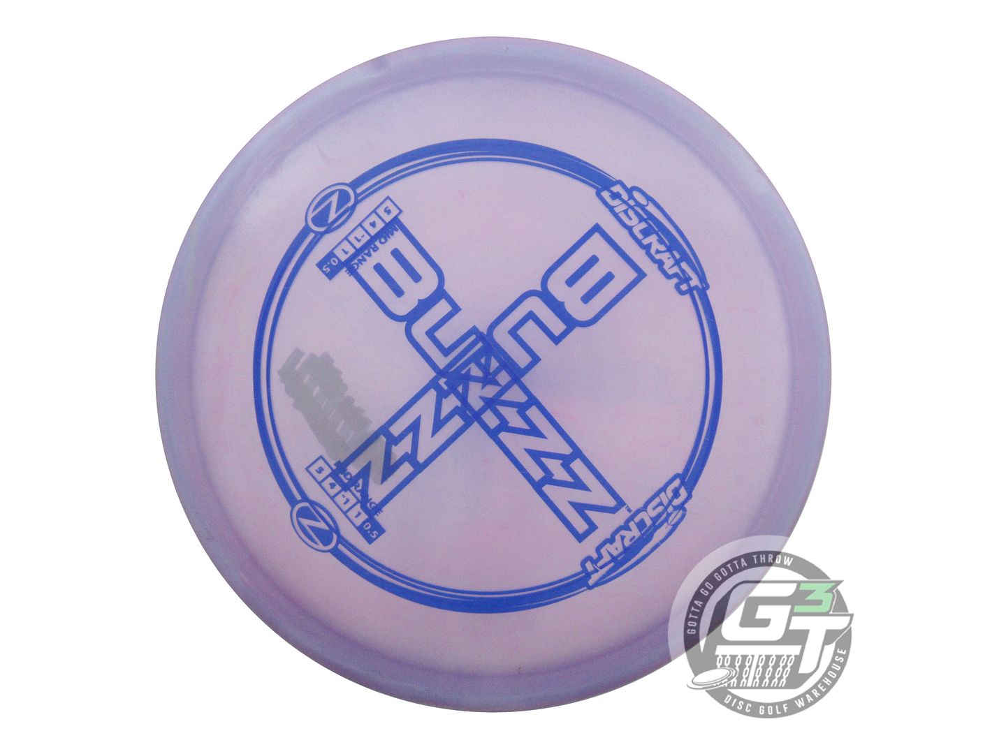 USED Discraft X-OUT Z Buzzz 180g Lilac Midrange Golf Disc