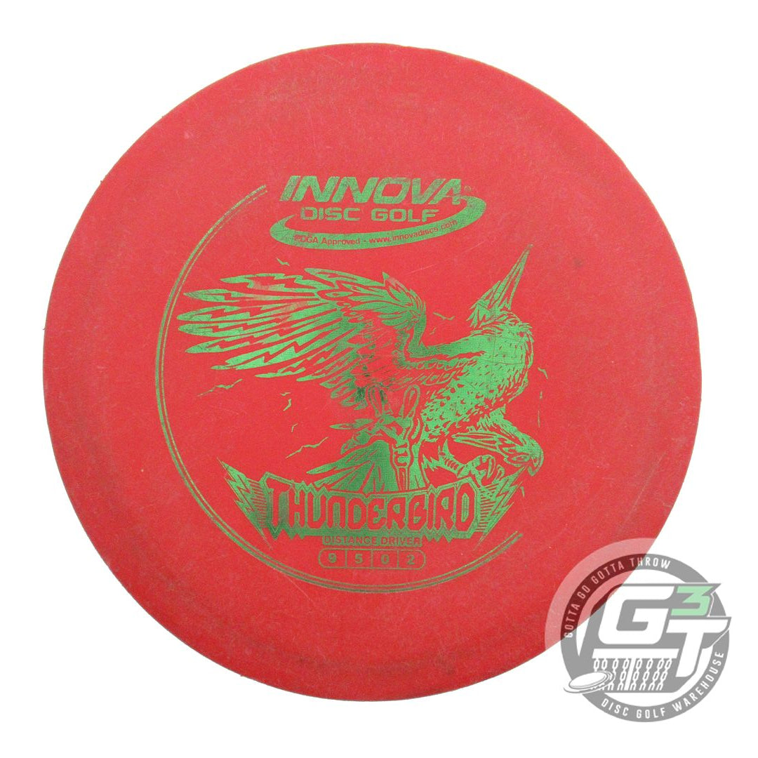 USED Innova DX Thunderbird 167g Red Green Foil Distance Driver Golf Disc