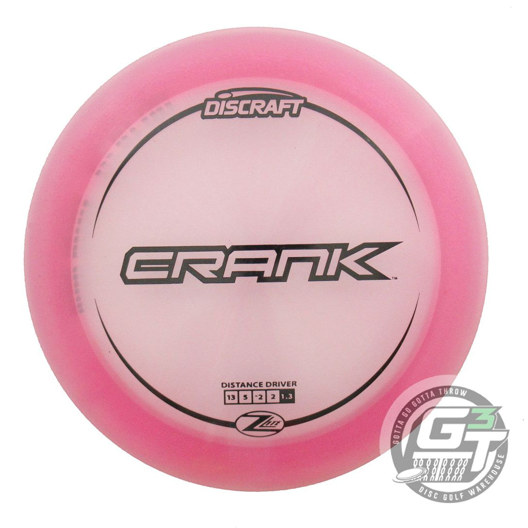 USED Discraft Z Lite Crank 154g Pink Black Stamp Distance Driver Golf Disc