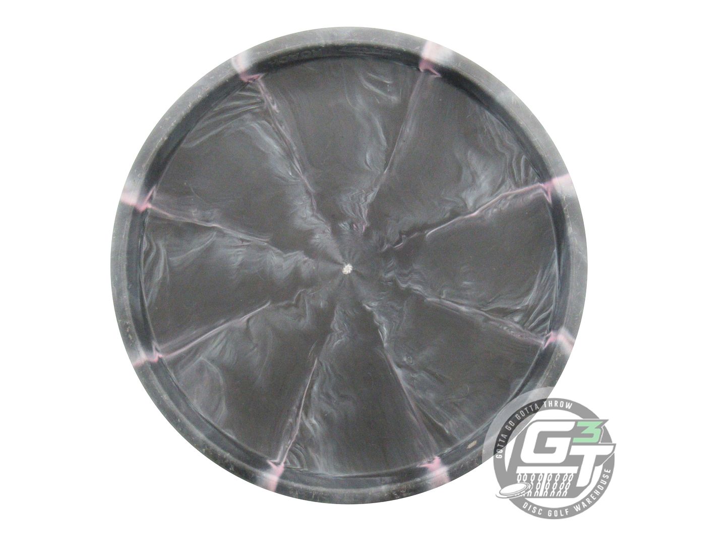 USED Discraft BRO-D Rubber Blend Swirl Roach 175g Black Holo Foil Putter Disc