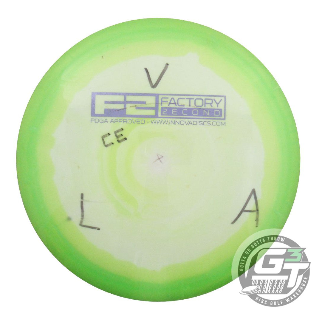 USED Innova X-OUT Halo Star Valkyrie 162g Lime-White Distance Driver Golf Disc