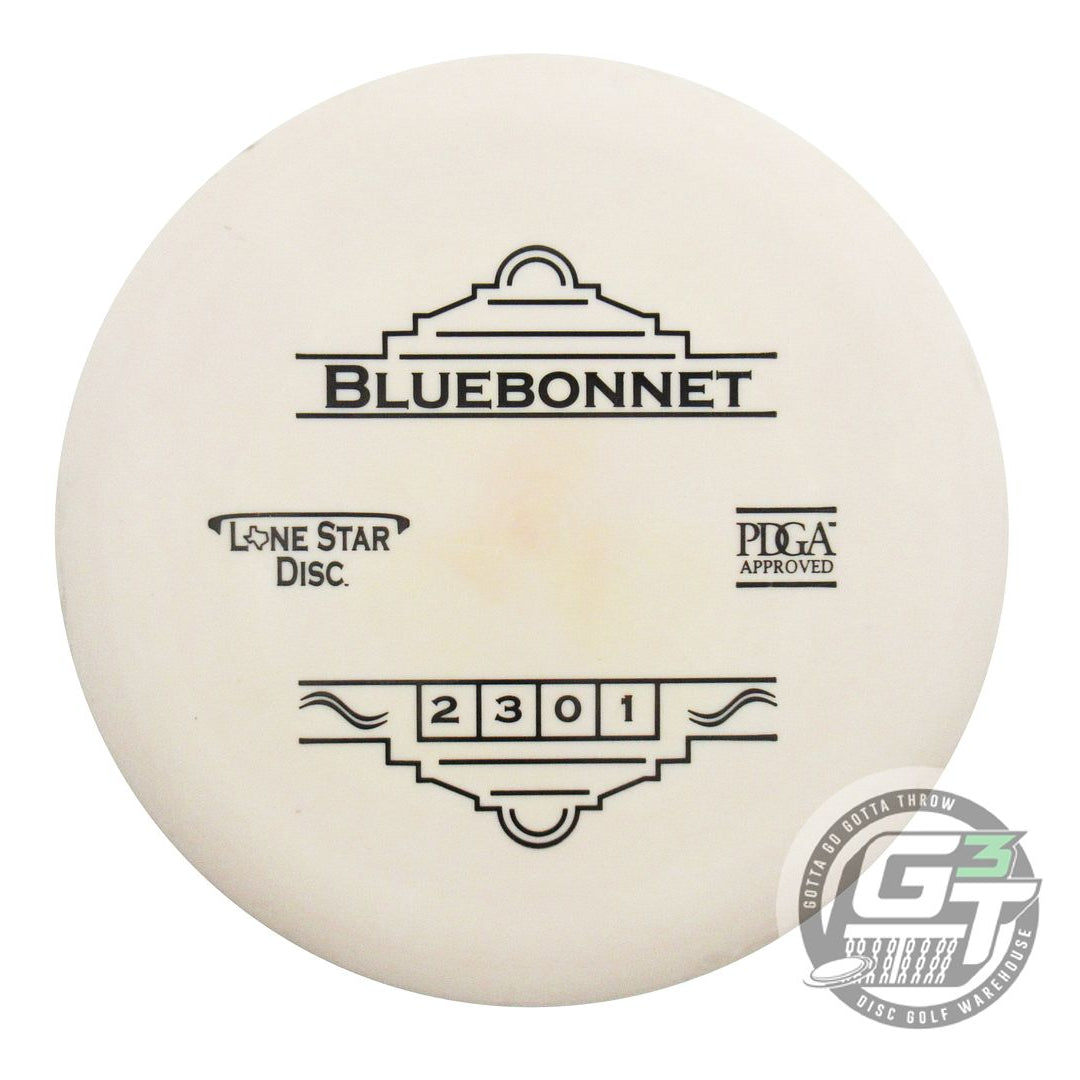 USED Lone Star Victor 2 Bluebonnet 170g Cream Black Stamp Putter Golf Disc