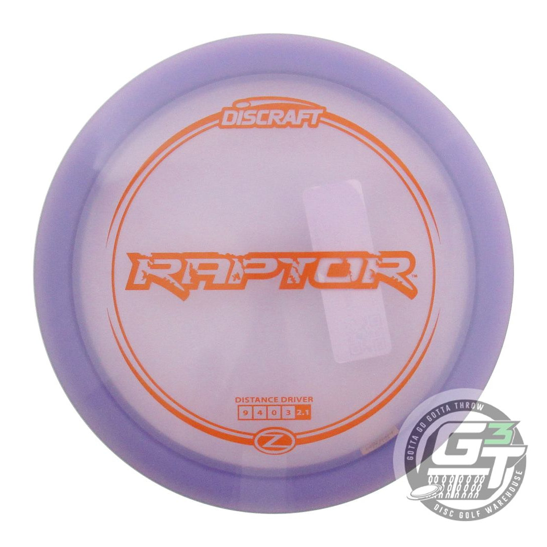 Discraft Elite Z Raptor Distance Driver Golf Disc (Individually Listed)