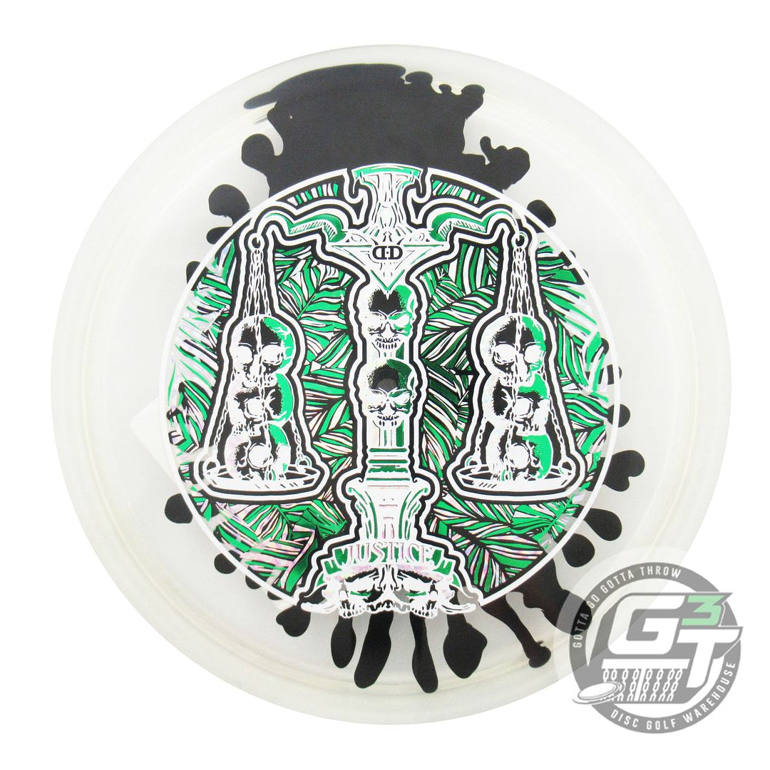 Dynamic Discs Limited Edition 10-Year Anniversary Lucid Ice SplaDDer Justice Midrange Golf Disc (Individually Listed)