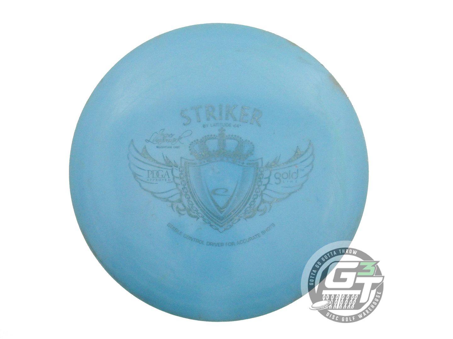 USED Latitude 64 Gold Striker 174g Teal Teal Foil OOP Distance Driver Golf Disc