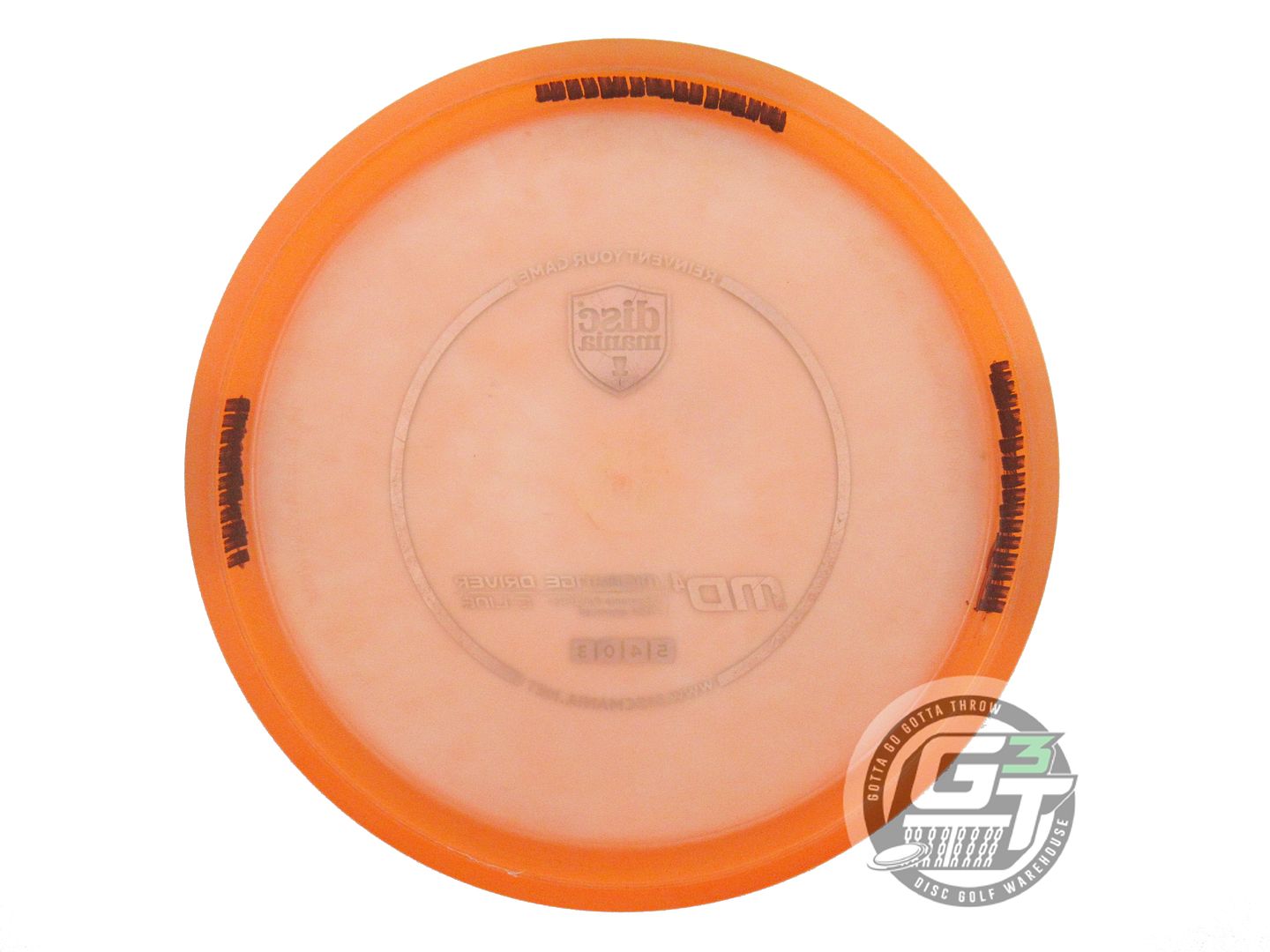 USED DiscMania C-Line MD4 175g Orange Green Foil Midrange Golf Disc
