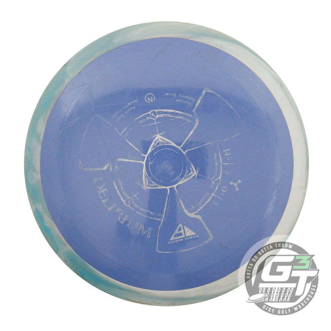 USED Axiom Discs Neutron Delirium 174g Blue Gray Rim Distance Driver Golf Disc