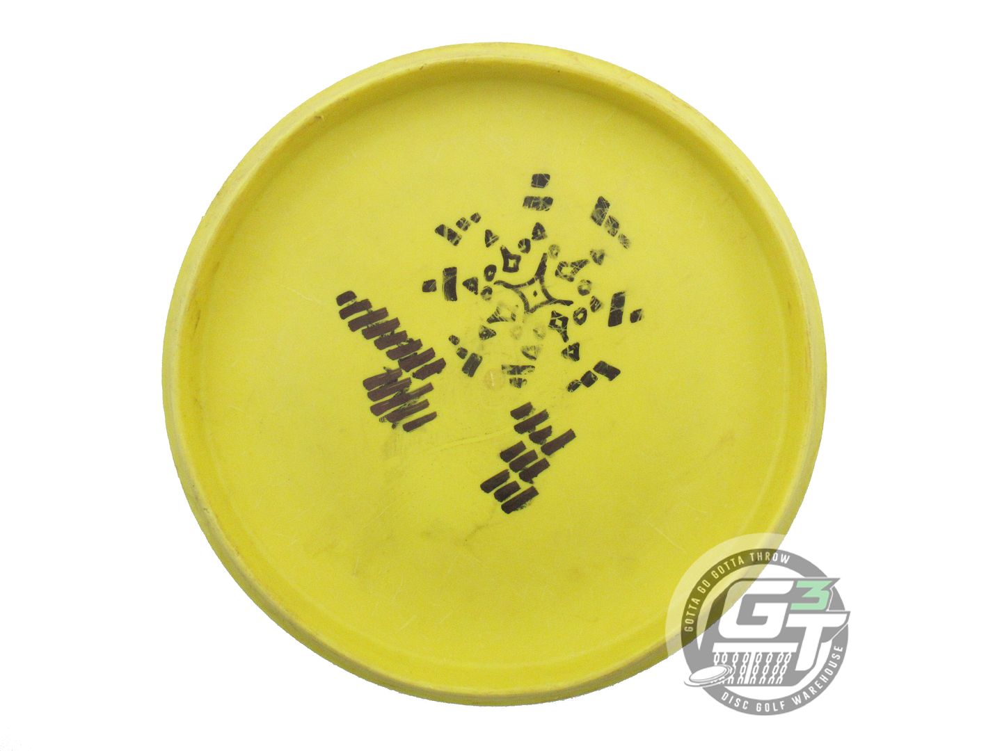 USED Latitude 64 Zero Medium Sinus 173g Yellow Magenta Foil Putter Golf Disc
