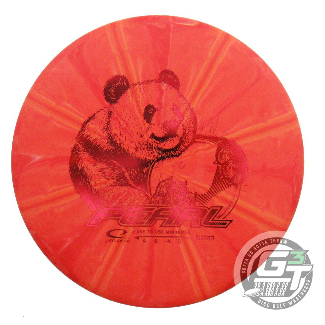 Latitude 64 Retro Burst Pearl Midrange Golf Disc (Individually Listed)