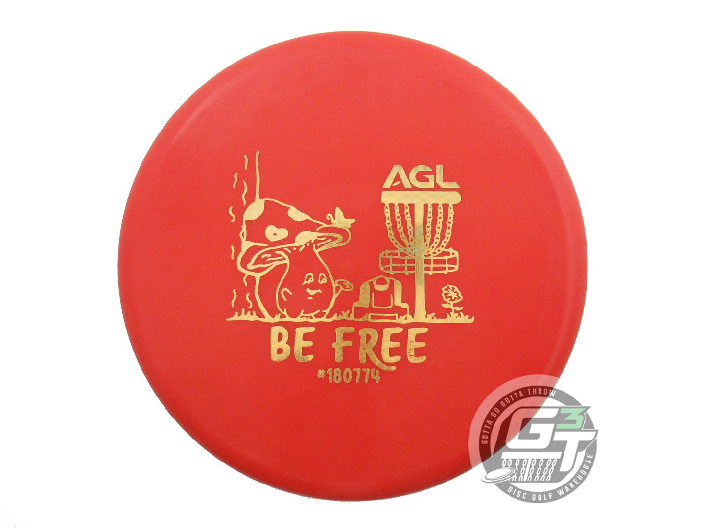 USED Above Ground Level Alpine Douglas Fir 175g Red Putter Golf Disc