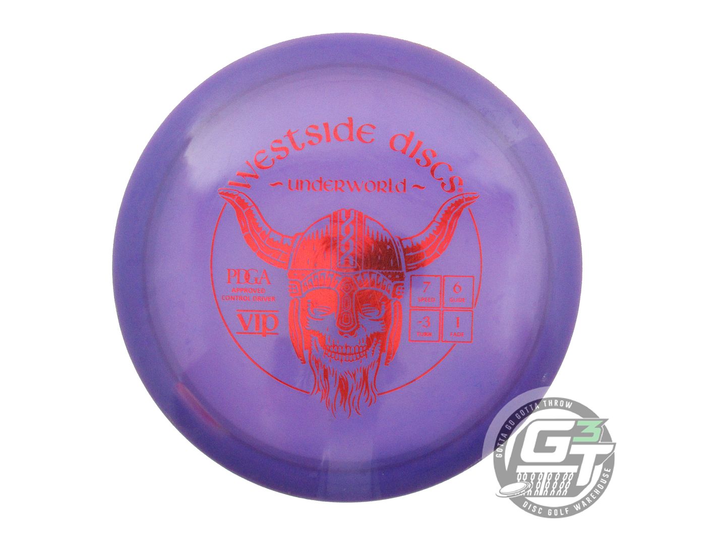 USED Westside Discs VIP Underworld 161g Purple Red Foil Fairway Driver Golf Disc