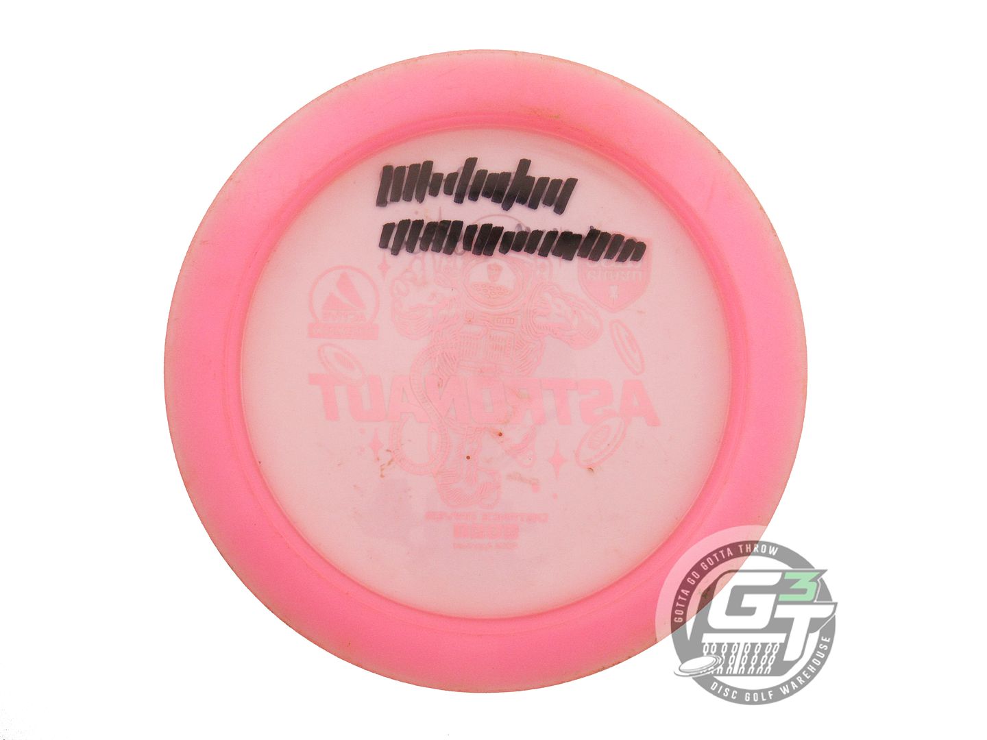 USED DiscMania Active Premium Astronaut 171g Pink White Stamp Driver Golf Disc