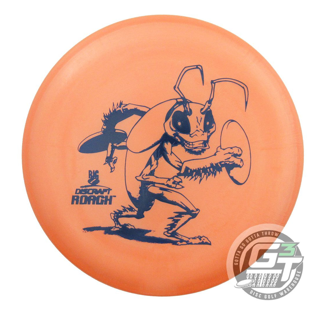 USED Discraft Big Z Roach 175g Orange Black Stamp Putter Golf Disc