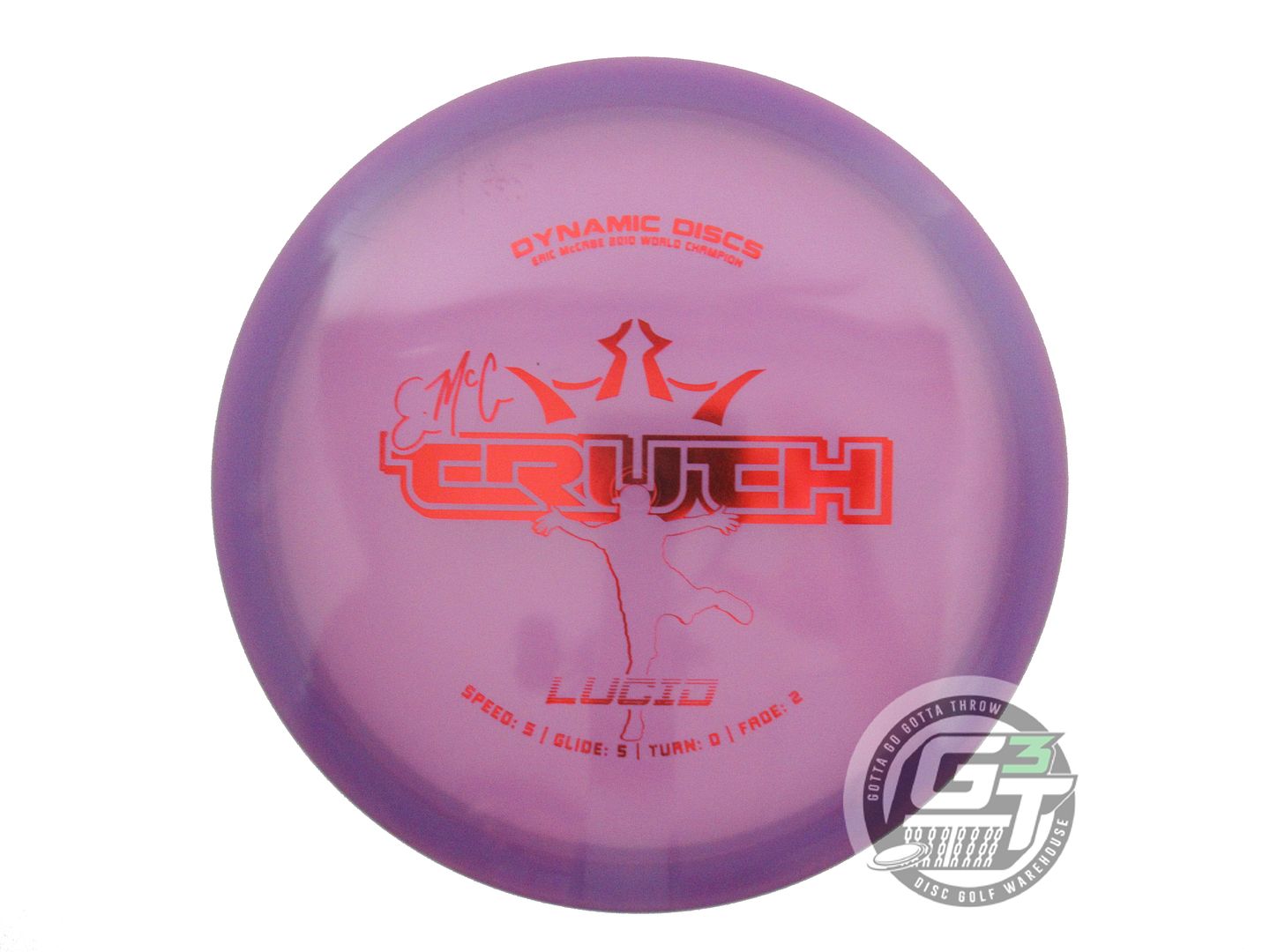 USED Dynamic Discs Lucid EMAC Truth 177g Purple Red Foil Midrange Golf Disc