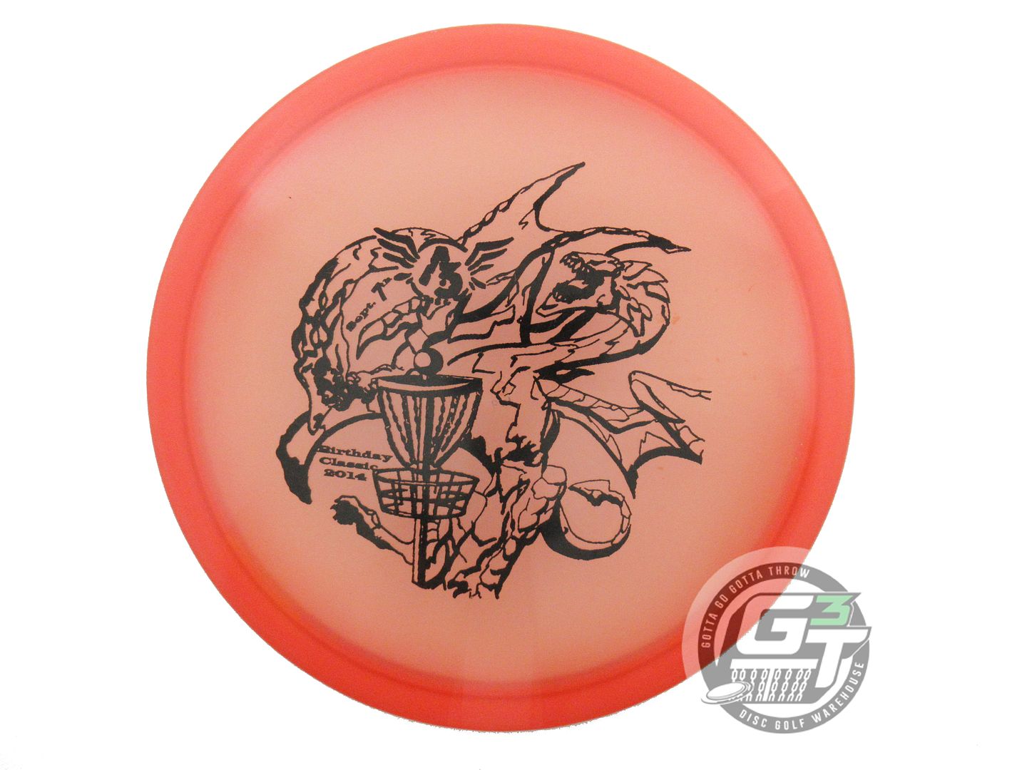 USED Discraft Z Buzzz SS 179g Salmon Black Stamp Midrange Golf Disc