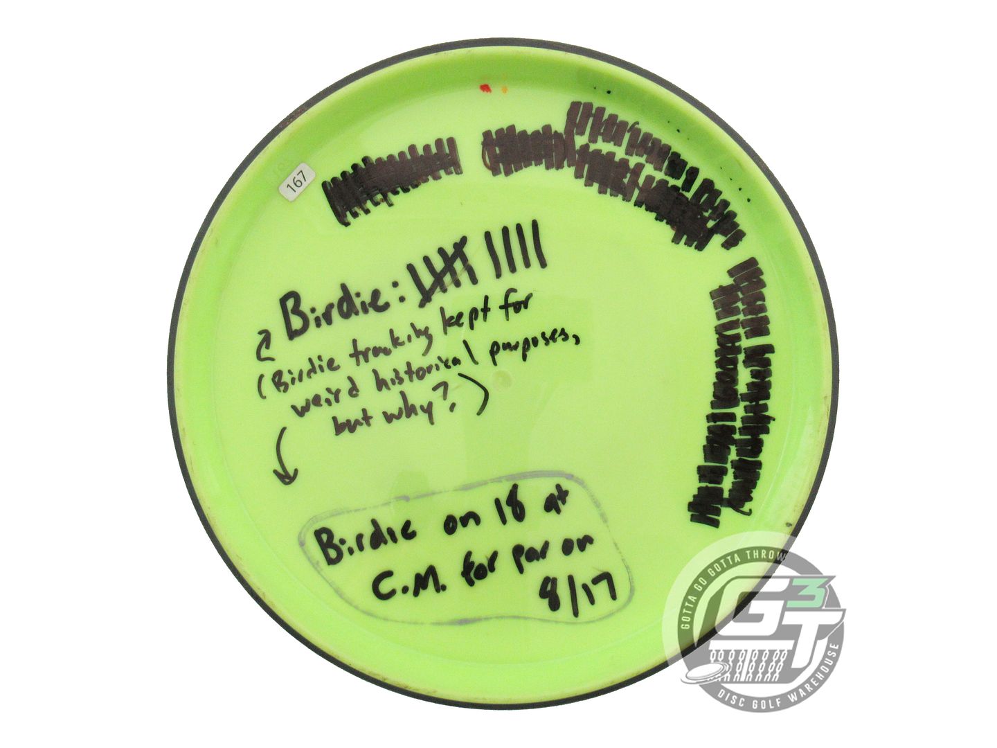 USED MVP Disc Sports Classic Neutron Ohm 167g Yellow Putter Golf Disc