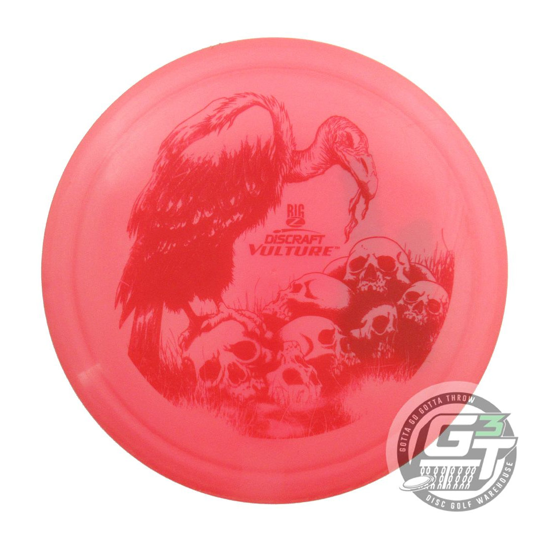 USED Discraft Big Z Vulture 175g Pink Red Stamp Distance Driver Golf Disc
