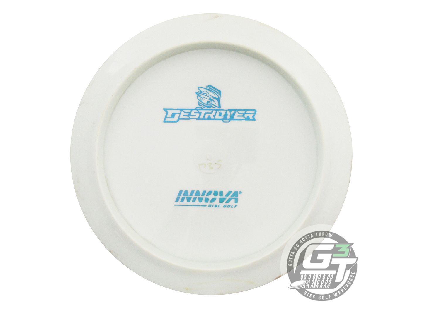 USED Innova Backstamp Star Destroyer 174g White Blue Holo Foil Driver Golf Disc