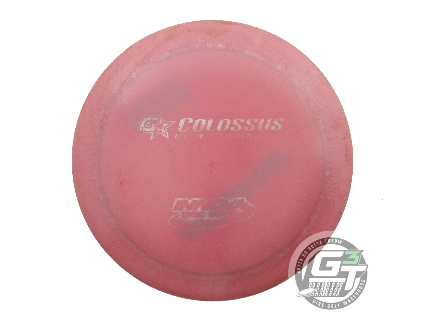 USED Innova GStar Colossus 168g Pink Silver Foil Distance Driver Golf Disc