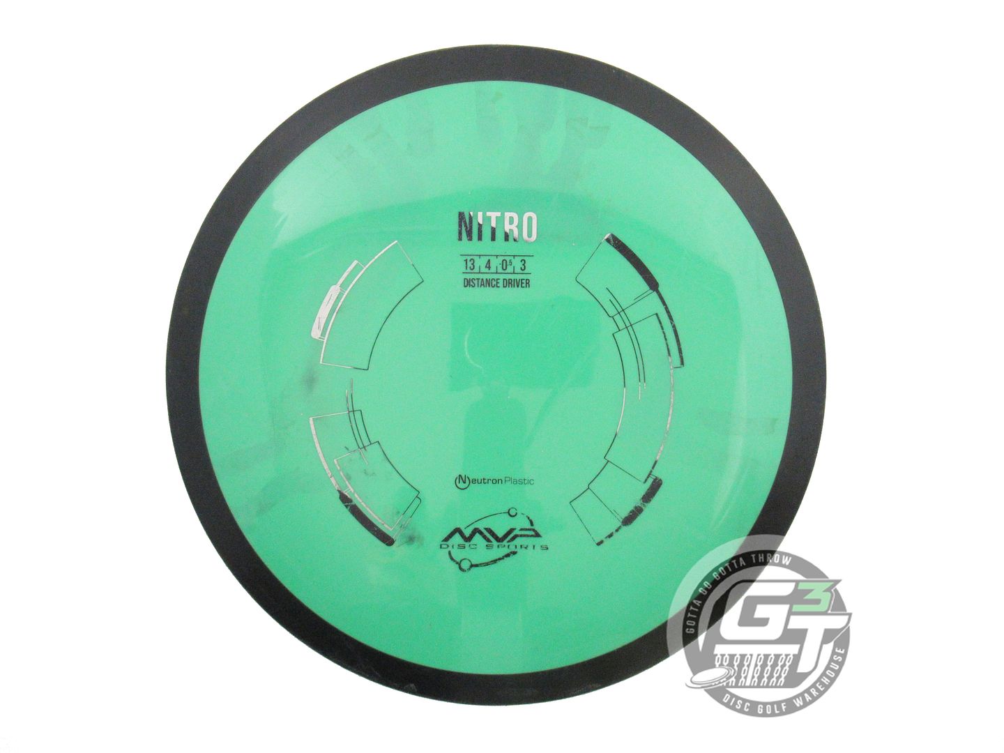 USED MVP Disc Sports Neutron Nitro 171g Green Distance Driver Golf Disc
