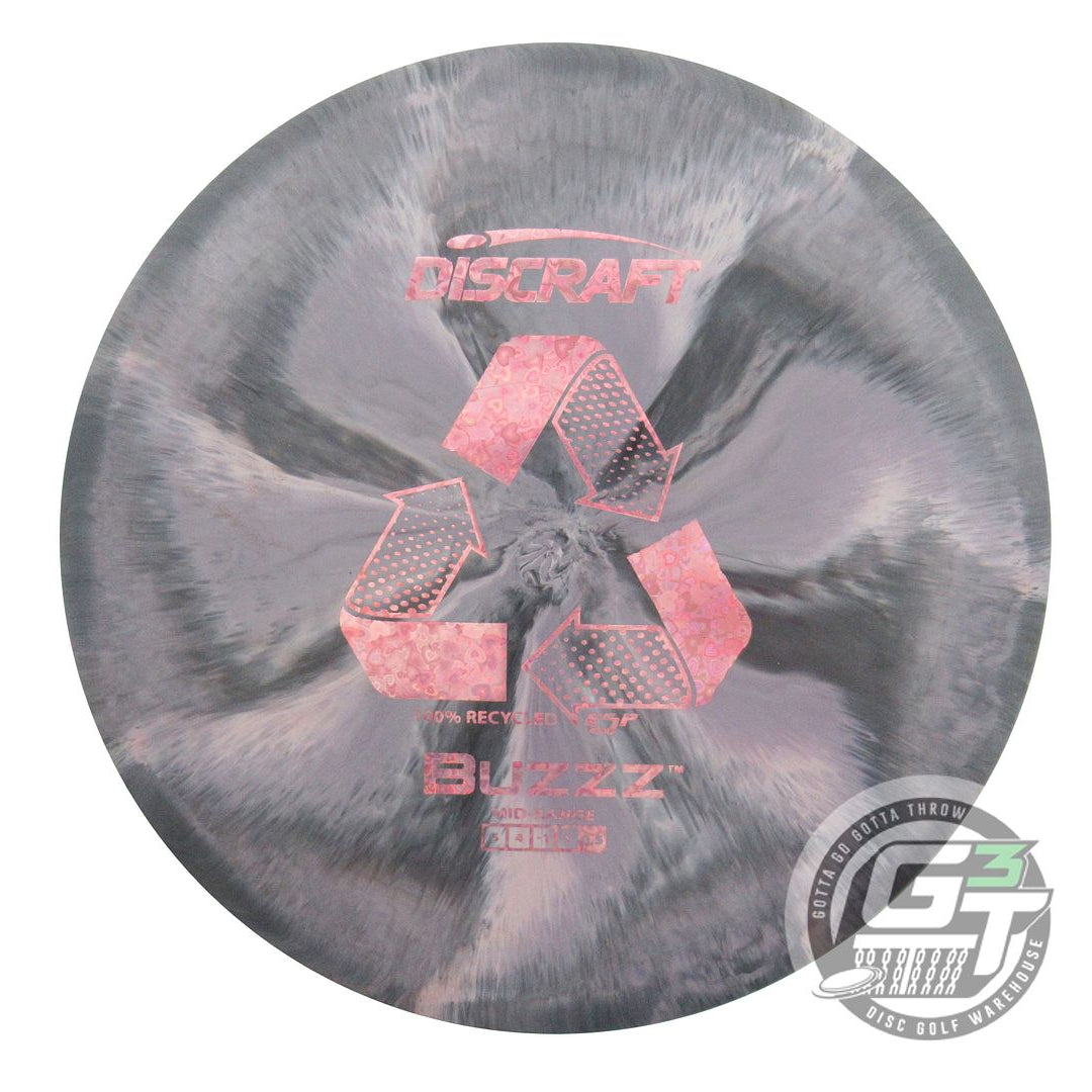 USED Discraft Recycled ESP Buzzz 172g Gray-Pink Midrange Golf Disc