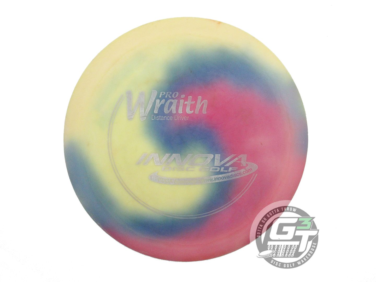 USED Innova I-DYE Pro Wraith 172g Yin Yang PFN Distance Driver Golf Disc