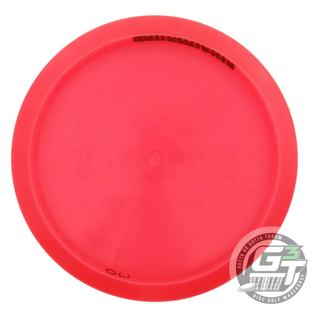 USED Latitude 64 Opto Explorer 168g Red Glitter Foil Distance Driver Golf Disc