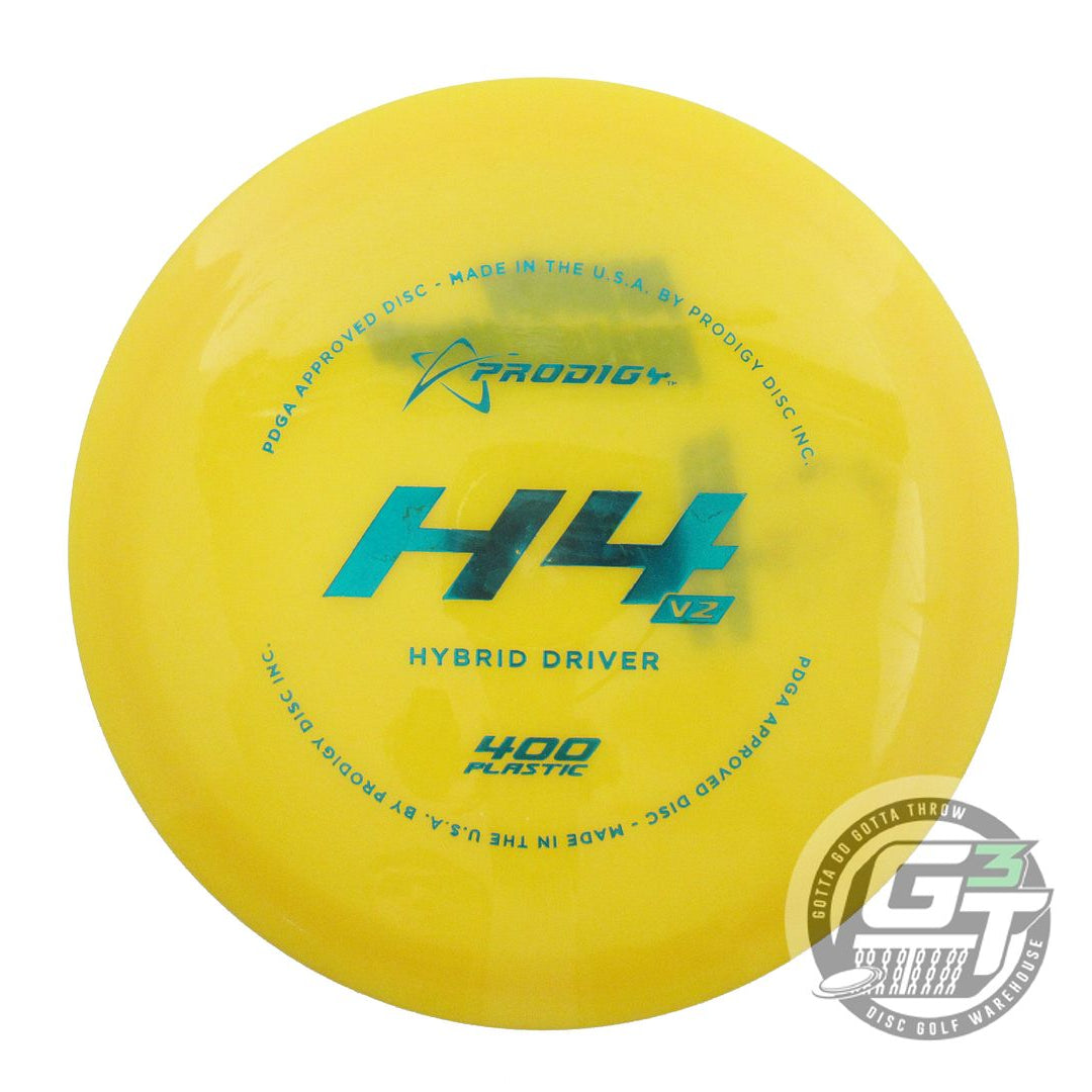USED Prodigy Discs 400 H4 V2 176g Marigold Teal Foil Hybrid Driver Golf Disc
