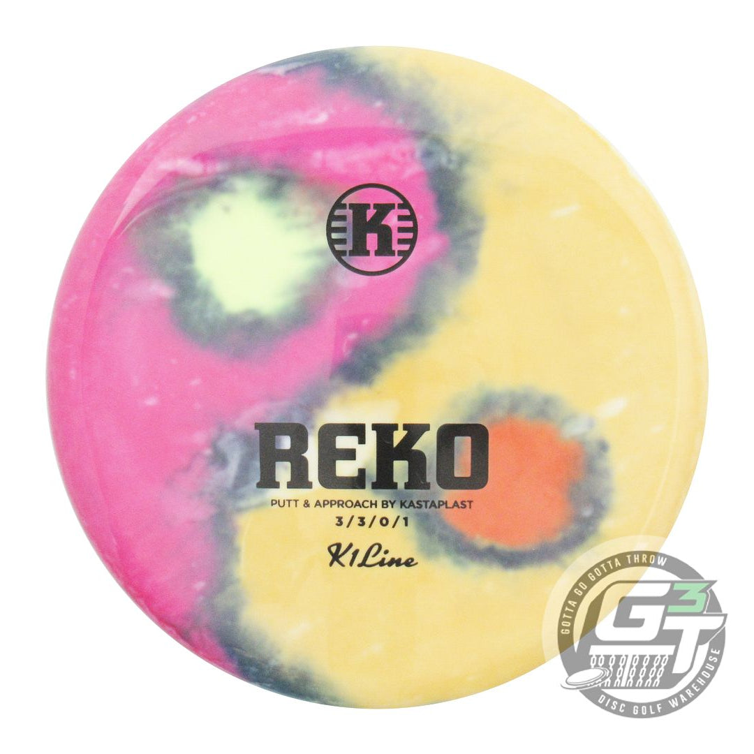 Kastaplast Tie-Dye K1 Reko Putter Golf Disc (Individually Listed) - Gotta Go Gotta Throw