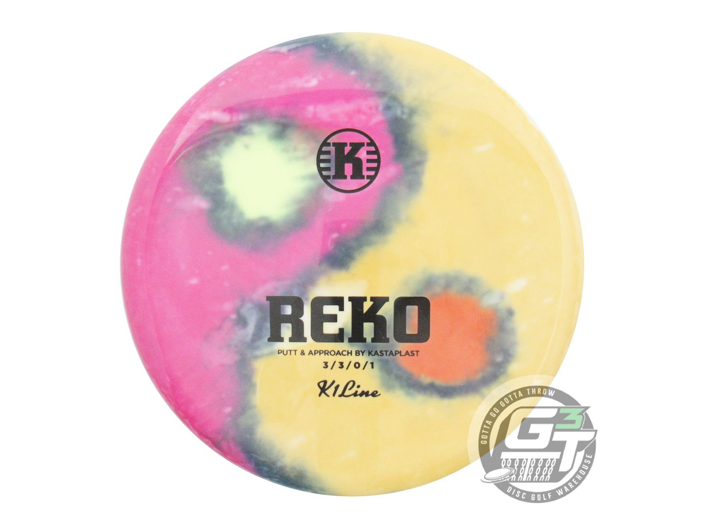 Kastaplast Tie-Dye K1 Reko Putter Golf Disc (Individually Listed) - Gotta Go Gotta Throw