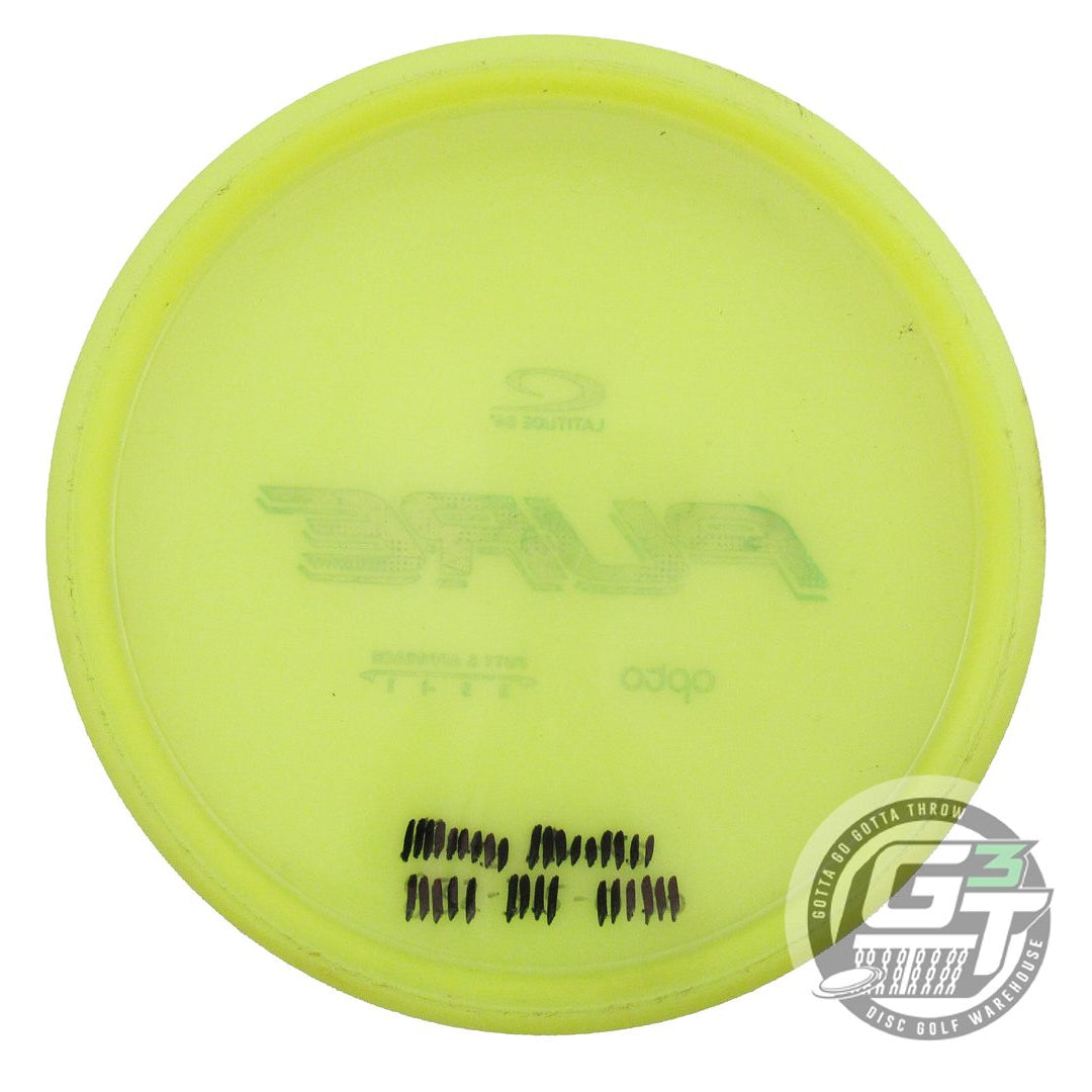 USED Latitude 64 Opto Pure 174g Yellow Green Foil Putter Golf Disc