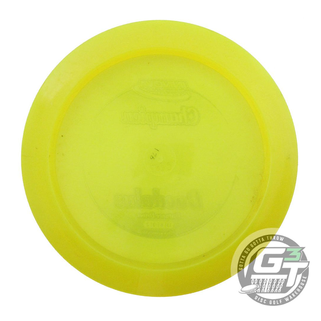 USED Innova Champion Daedalus 175g Yellow Silver Foil Distance Driver Golf Disc