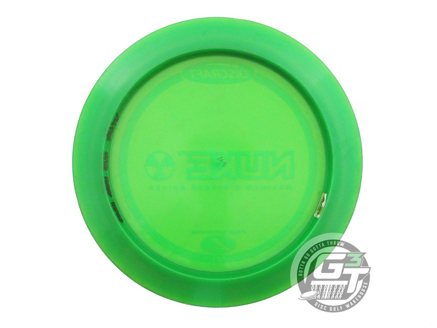 USED Discraft Z Nuke 169g Green White Stamp Distance Driver Golf Disc