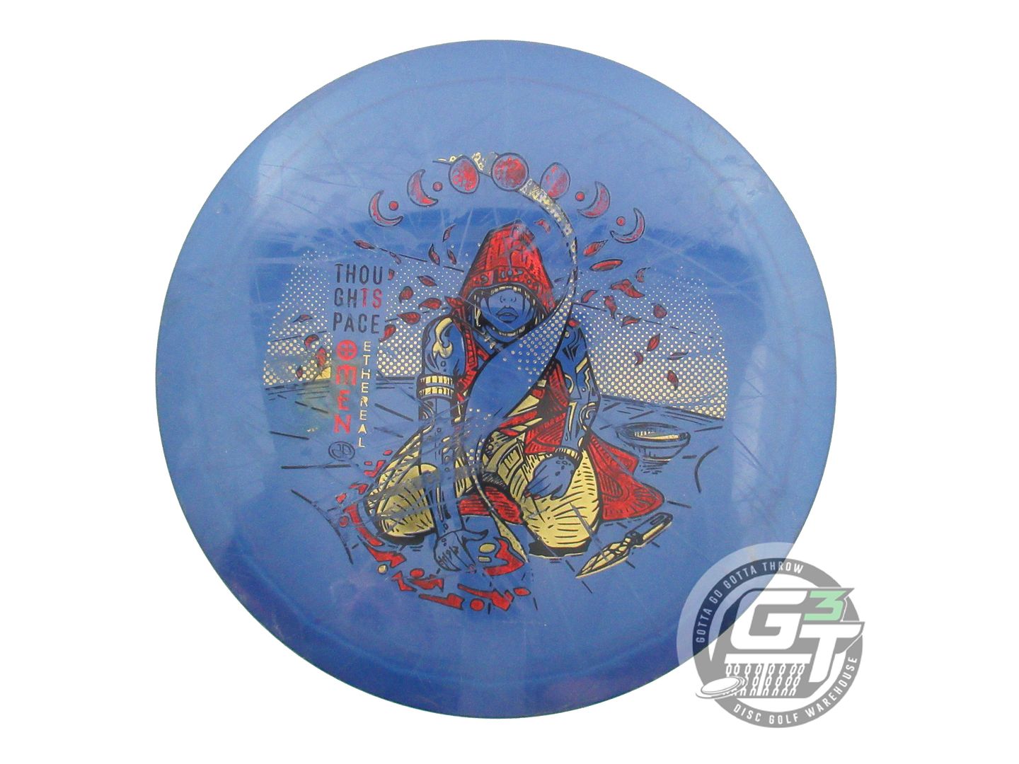 USED Thought Space Ethereal Omen 175g Blue Fairway Driver Golf Disc