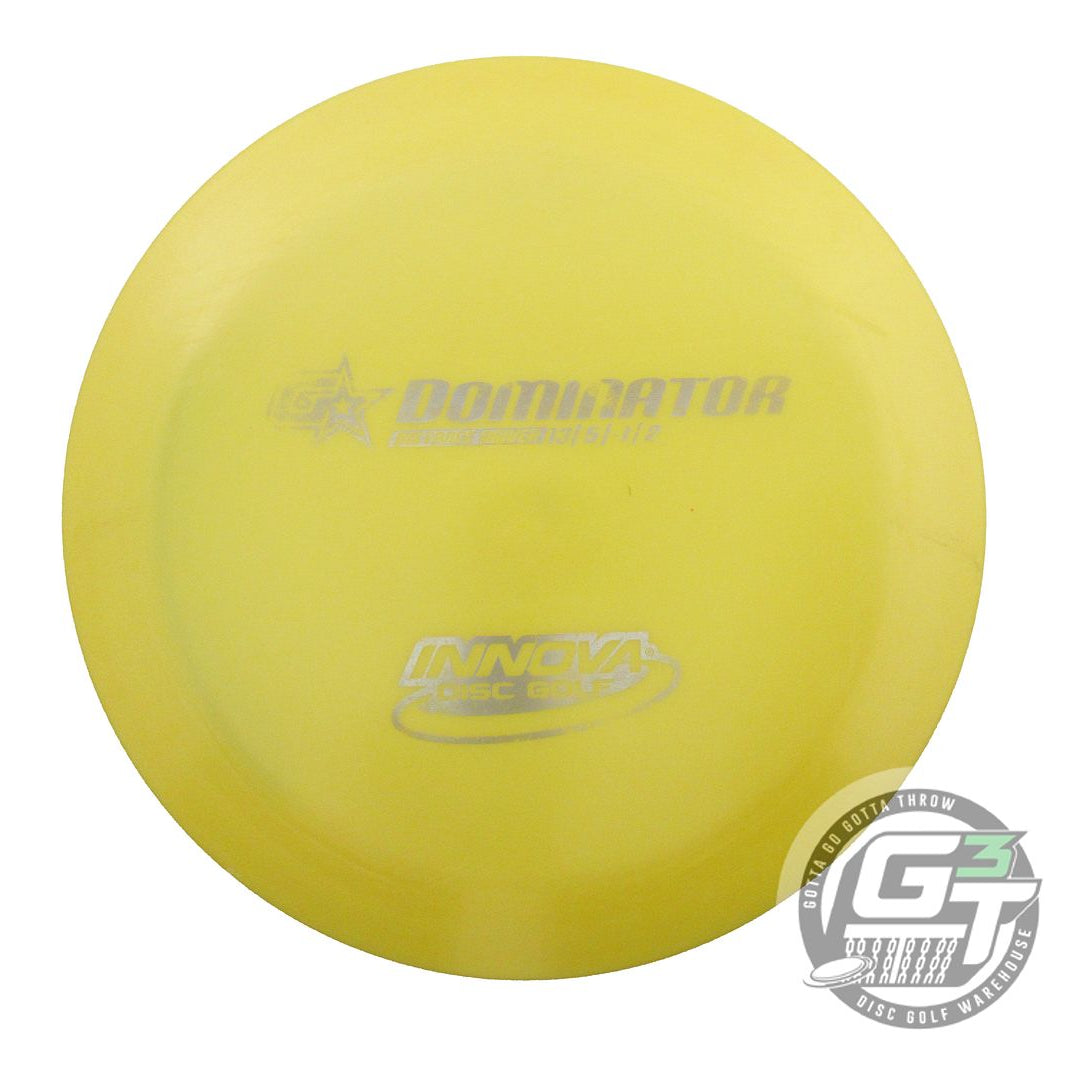 USED Innova GStar Dominator 173g Yellow Silver Foil Distance Driver Golf Disc