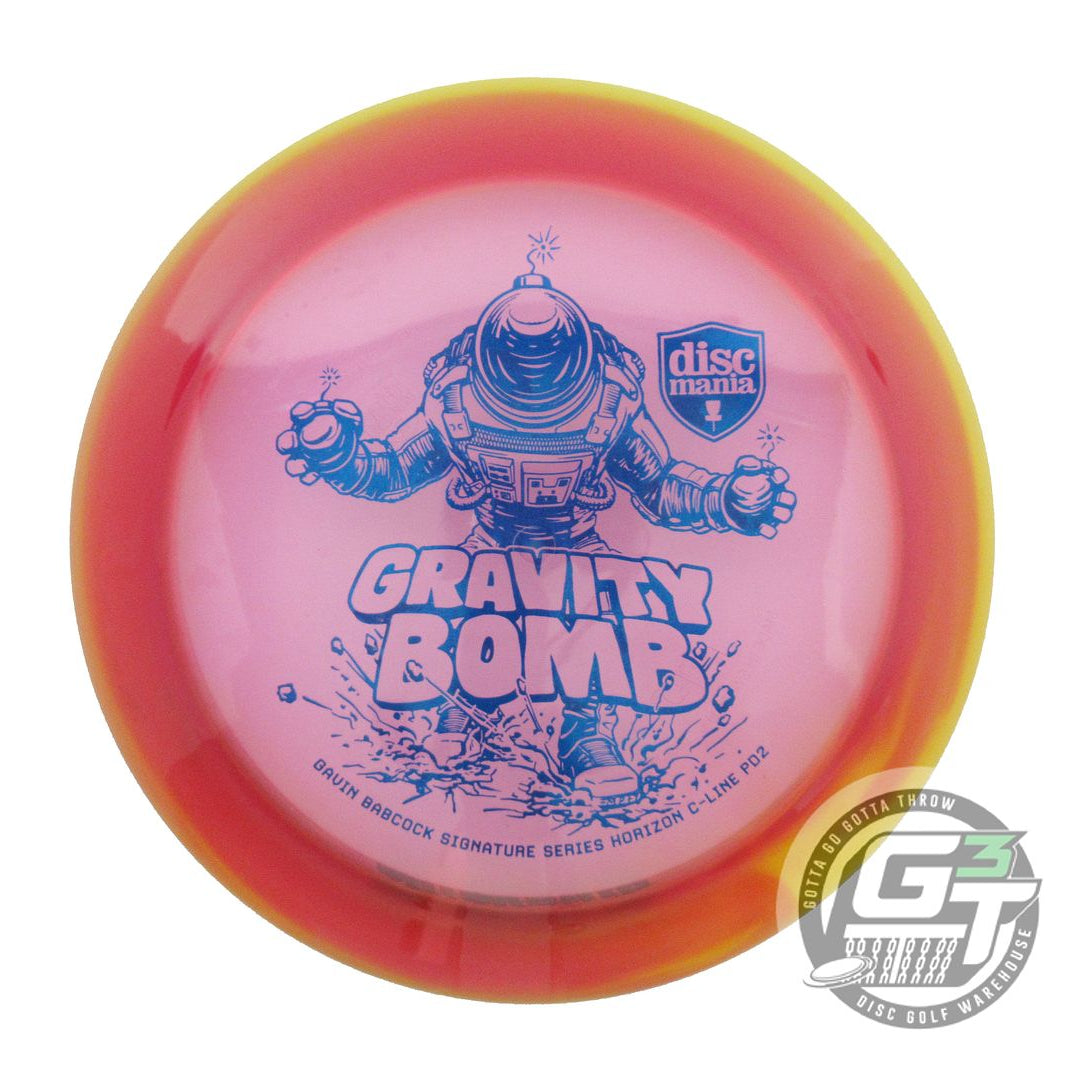 USED DiscMania GRAVITY BOMB Horizon C-Line PD2 175g Yellow-Pink Driver Golf Disc