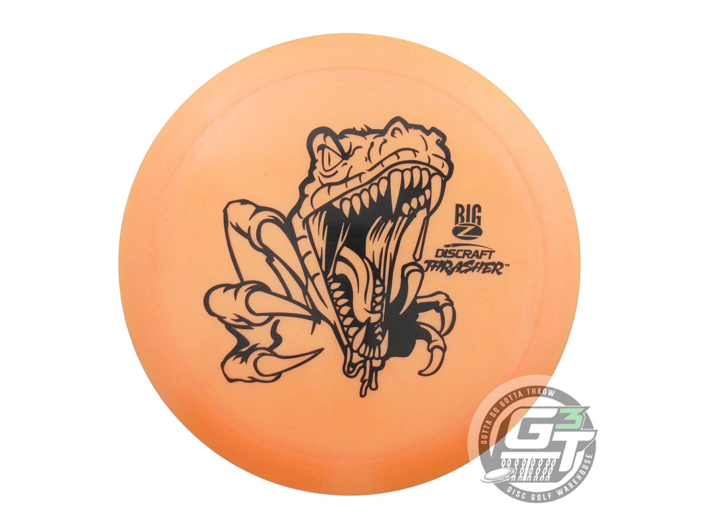 USED Discraft Big Z Thrasher 170g Orange Black Stamp PFN Distance Driver Disc