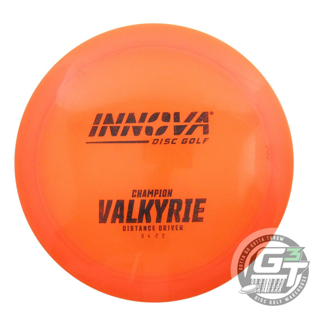 USED Innova Champion Valkyrie 171g Orange Black Stamp Distance Driver Golf Disc