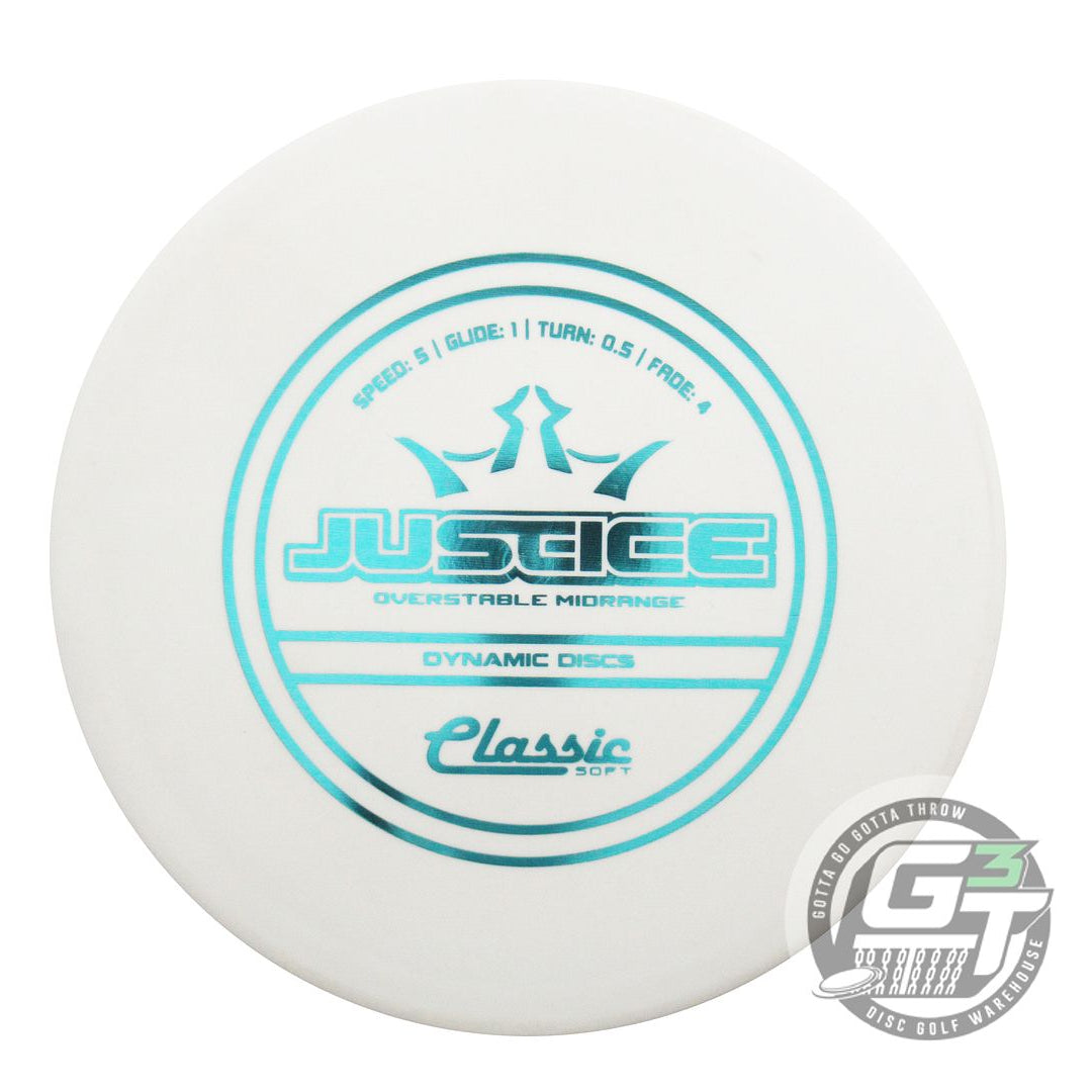 Dynamic Discs Classic Soft Justice Midrange Golf Disc (Individually Listed)