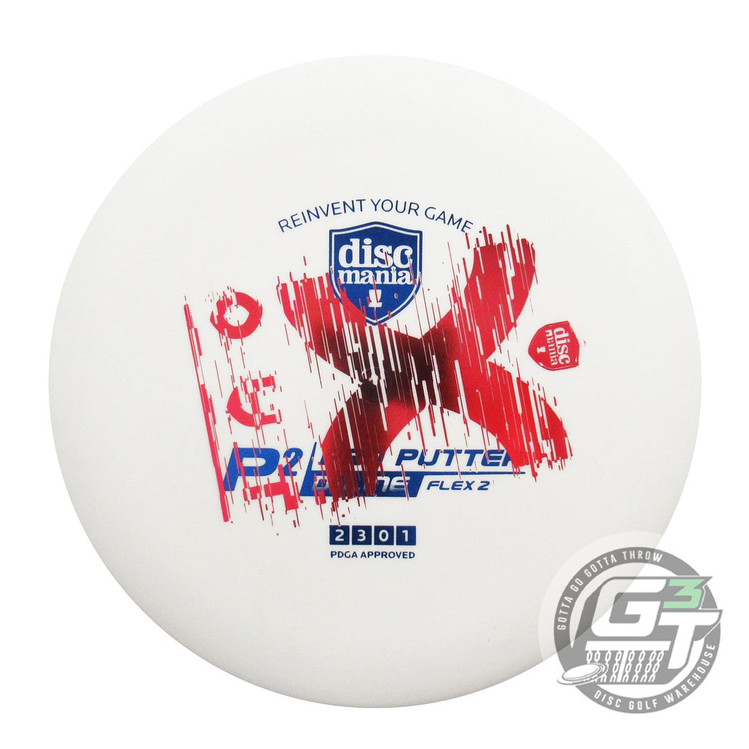 NOS DiscMania X-OUT D-Line Flex 2 P2 176g White Putter Golf Disc