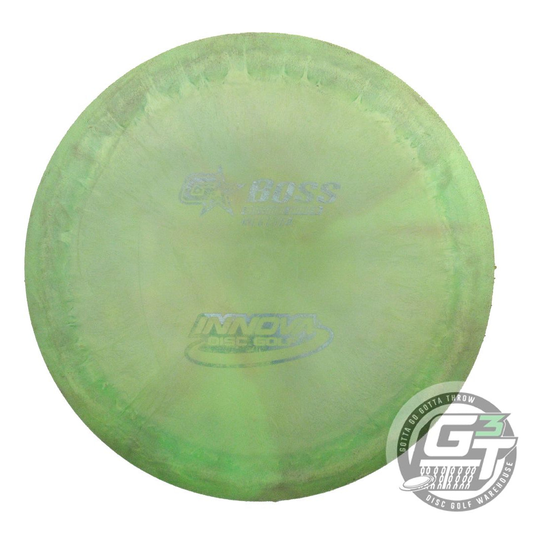 USED Innova GStar Boss 158g Lime HOME DYED Distance Driver Golf Disc