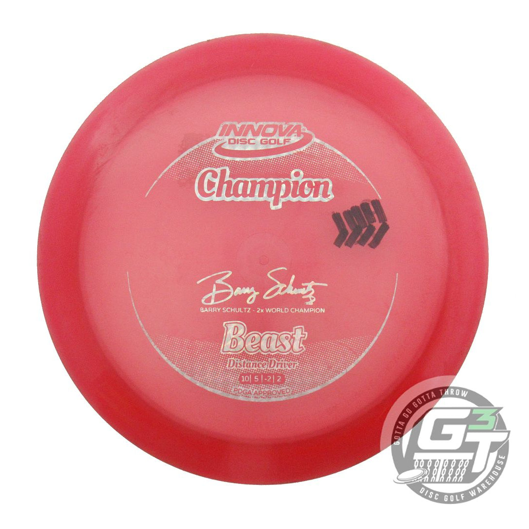 USED Innova Champion Beast 175g Red Prism Foil Distance Driver Golf Disc