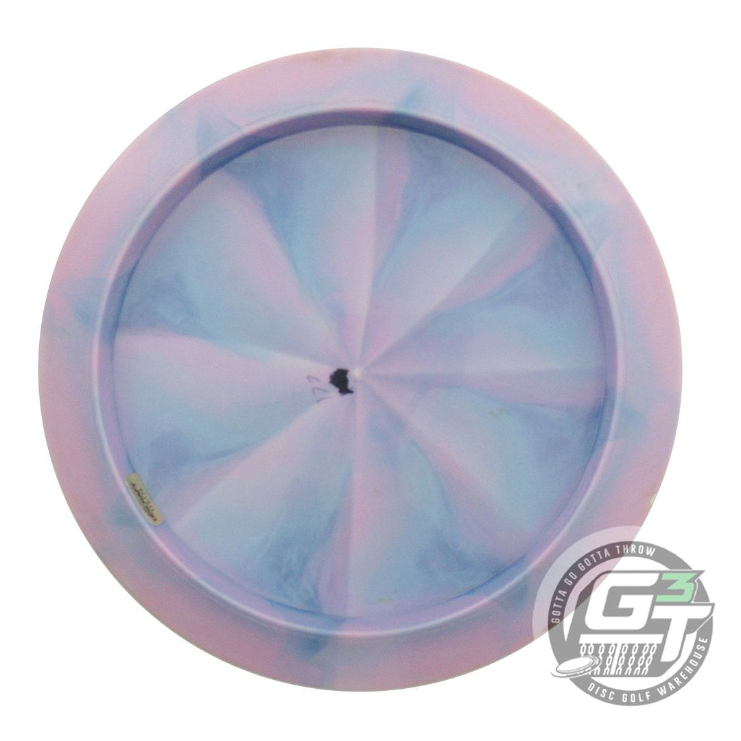 USED Discraft GRAFFITI ESP Swirl Force 177g Lilac-Teal Distance Driver Golf Disc
