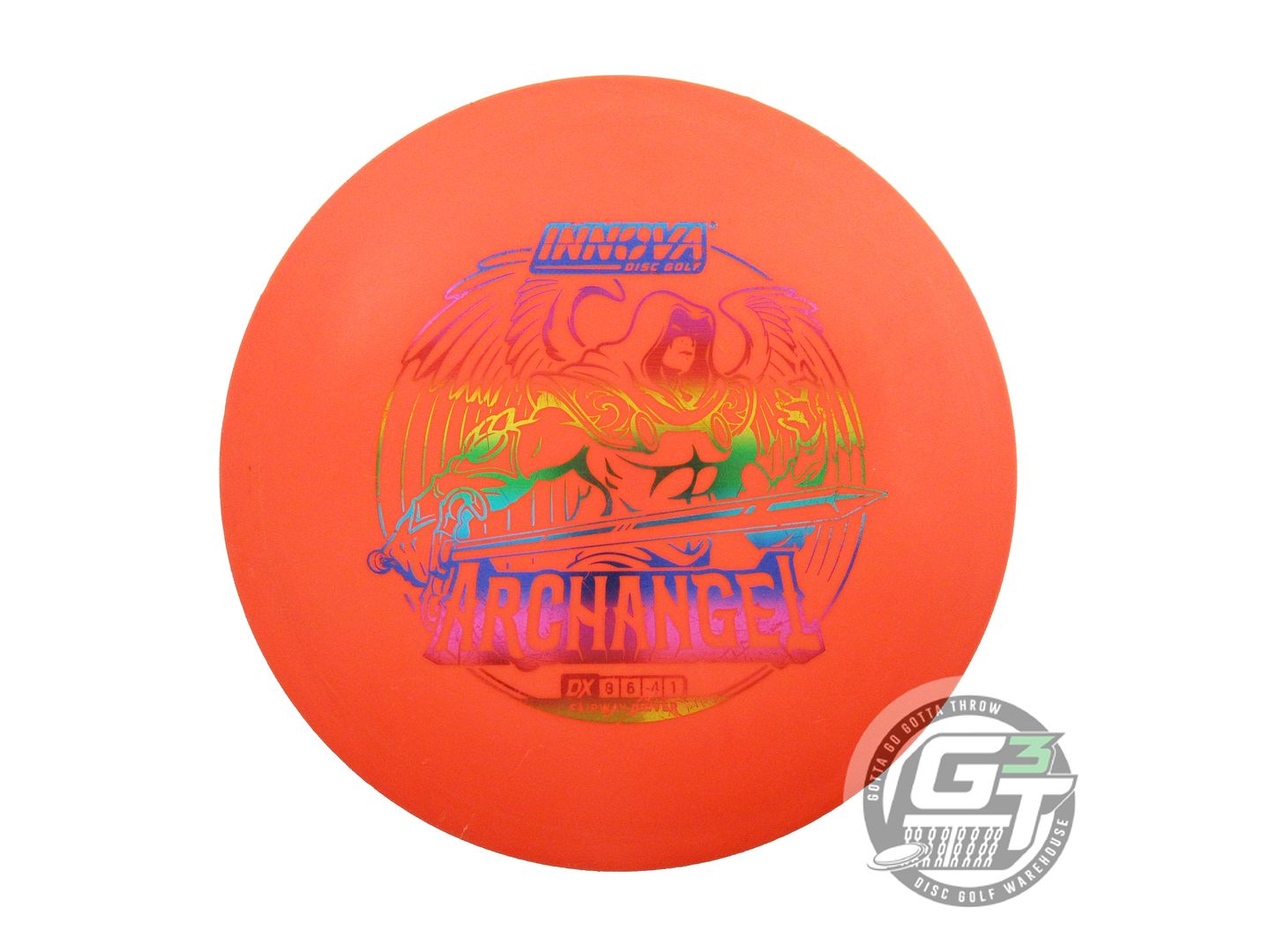USED Innova DX Archangel 162g Orange Rainbow Foil Distance Driver Golf Disc